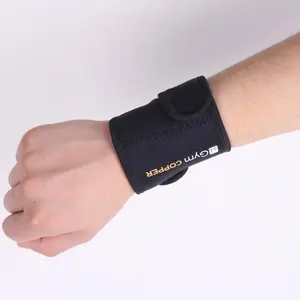 Free size Adjustable Black golf Wrist pads support straps