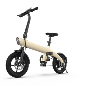 Vélo de ville pliable électrique à batterie lithium-ion rechargeable, cadre en alliage d'aluminium, vitesse unique, roues de 14 pouces, moyeu arrière - Product Image 1