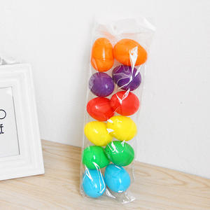 Assortimento colorato giocattoli a sorpresa uovo di pasqua in plastica imballaggio uovo di pasqua vuoto in vendita - Product Image 5