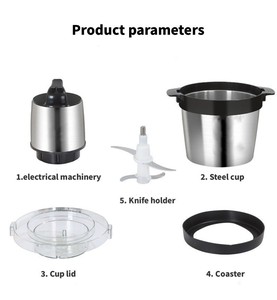 Hachoir à viande électrique durable: boîtier renforcé, lames <span class=keywords><strong>de</strong></span> haute qualité pour longtemps-un outil polyvalent pour élever votre <span class=keywords><strong>jeu</strong></span> <span class=keywords><strong>de</strong></span> <span class=keywords><strong>cuisine</strong></span> - Product Image 3