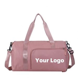 Custom Logo Dry Wet Sport Duffel <b>Bag</b> Durable Gym Shoes Compartment Yoga Training <b>Weekend</b> Overnight Shoulder Tote Brand Fitness - Product Image 1