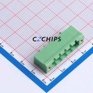 DB2EVM-5.0-5P-GN Plug-in Terminal Block Through hole,P=5mm Connector Board-to-Board / Socket - Closed Screw Fixing 1x5P 5mm - Product Image 1