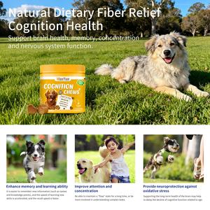 Suplemento de cognición avanzada Soft Chews para perros que apoya la salud cerebral y el sistema nervioso de los perros mayores con suplementos de DHA - Product Image 2
