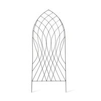 Panneau de grille en fil de métal décoratif Direct d'usine, treillis Durable en fer forgé, treillis de jardin pour vignes d'escalade, 300 m