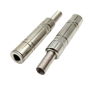 Prise audio métallique 6,5 mm, connecteur femelle 2 broches, montage sur panneau, soudable, prise jack pour connecteurs audio-vidéo - Product Image 3