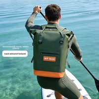 Sac à dos étanche à enroulement, sac à dos étanche en PVC, sac à dos de camping flottant, sac étanche de pêche