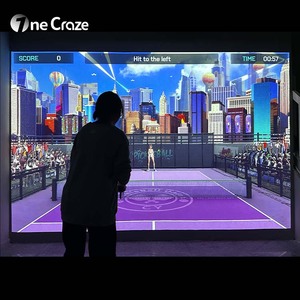 Jeu de pickleball interactif multijoueur AR, jeu de smash mural, plus de 20 modes de jeu, projecteur d'intérieur de 5300 lumens pour salle de jeux et divertissement - Product Image 4