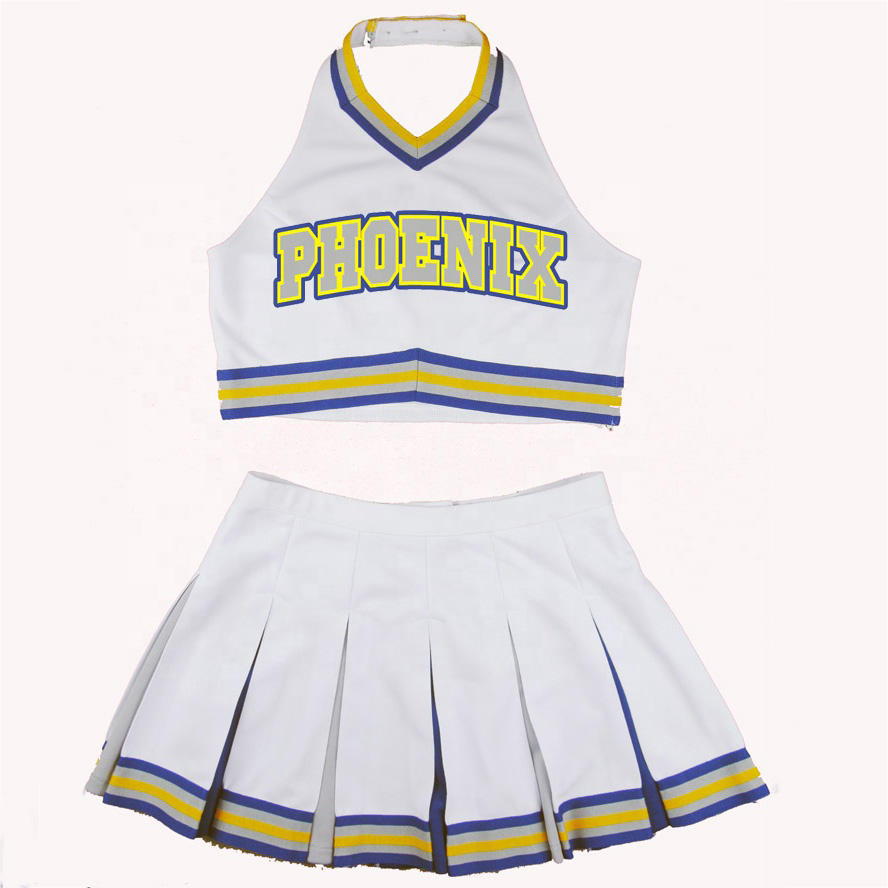 2020 Custom Cheerleading Uniform High Quality Double Knit Polyester Flyaway  Skirts - Main Image