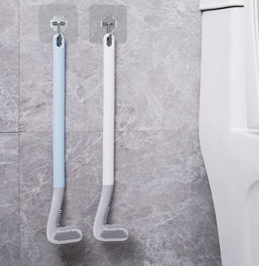 Ánh nắng mặt trời New Arrival Golf Shape mềm Silicone TPR nhà vệ sinh Scrubber bàn chải chủ chất lượng phòng tắm làm sạch bàn chải với PP chất liệu - Product Image 5