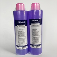 1000ML Professionnel WLNAILS Outil de Manucure Acrylique pour Nail Art Monomère Poudre Acrylique Liquide Violet Transparent