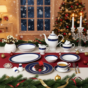 Eco-Friendly 47pcs Porcelain <strong>Dinnerware</strong> <strong>Set</strong> /Tableware <strong>Set</strong> Service <strong>for</strong> <strong>8</strong> - Product Image 1
