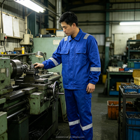 Uniformes de travail pour hommes de haute qualité, logo personnalisé, combinaisons de protection du travail, polyester antistatique, manches longues, vêtements de travail