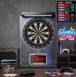 กระดานปาลูกดอกอิเล็กทรอนิกส์แบบพกพาขนาดเล็กสำหรับใช้ในบ้าน เกมปาลูกดอกอิเล็กทรอนิกส์ในร่มน้ำหนักเบา อุปกรณ์ปาลูกดอกสำหรับบาร์และความบันเทิง - Product Image 4