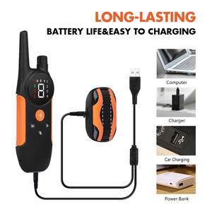 नियंत्रण 4 कुत्तों डीसी रिचार्जेबल बीप कंपन सदमे प्रशिक्षण छाल कॉलर डिवाइस - Product Image 3