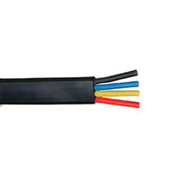 Câble de pompe submersible flexible pour puits profonds 4MM 3 conducteurs 4 conducteurs 6MM2 Câble électrique