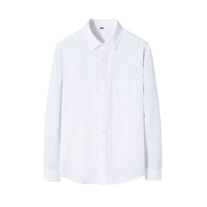 <span class=keywords><strong>Camisa</strong></span> informal de manga larga <span class=keywords><strong>blanca</strong></span> <span class=keywords><strong>Traje</strong></span> de <span class=keywords><strong>corbata</strong></span> suelta para hombre Dk Uniforme de graduación de verano Ropa de trabajo 100% algodón - Product Image 5