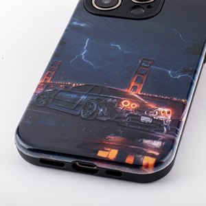 Fábrica para dibujar patrones de coches deportivos de carreras personalizados 2 en 1 funda trasera para teléfono para <span class=keywords><strong>Iphone</strong></span> 11 12 13 14 15 <span class=keywords><strong>Pro</strong></span> <span class=keywords><strong>Max</strong></span> X XS XR 7 8 Plus - Product Image 4