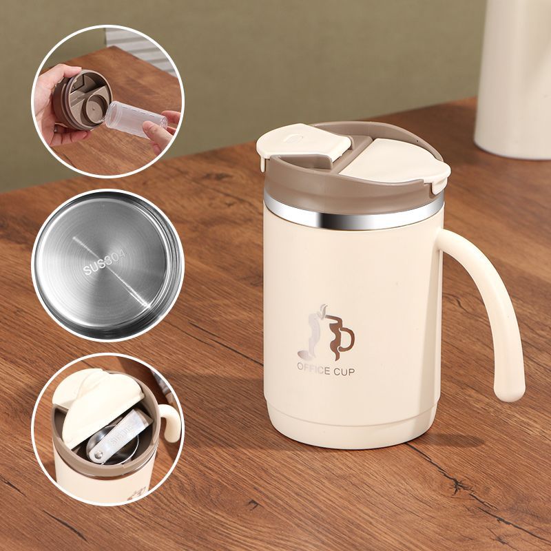 Off-white stainless steel inner liner [with tea strainer]