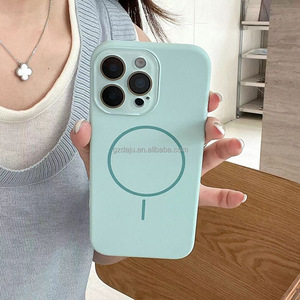 2025 từ sang trọng Silicone không dây trường hợp điện thoại với tinh thể ống kính phim bảo vệ Bìa iPhone 17 16 15 13 14 Pro Max - Product Image 2