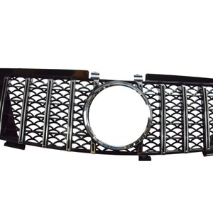 Grille de pare-chocs avant Mercedes-Benz W164, noir argenté, plastique ABS, pièce de rechange pour ML-Class 2005-2008 - Product Image 4