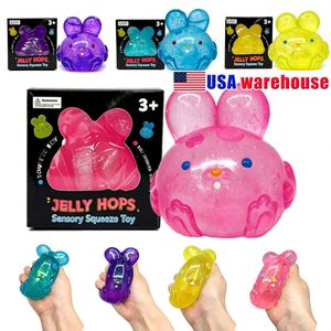 Jouet Squishy Lapin Maltose Scintillant Doux et Mignon à Remontée Lente, Anti-Stress et Apaisant, Jouet Sensoriel Fidget – Entrepôt USA - Product Image 1