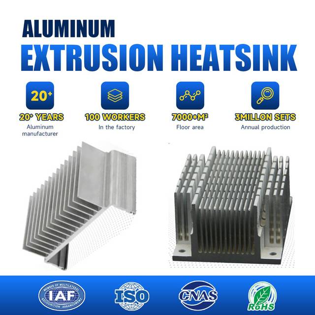High Density Deep Fin Aluminum Extrusion Heatsink Custom Size Extended Surface Heat Sink for LED Lighting Power Inverter Cooling