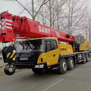 Grue hydraulique sur camion Sany d'occasion de 50 tonnes, économique et idéale pour les opérations de levage sur site - Product Image 1