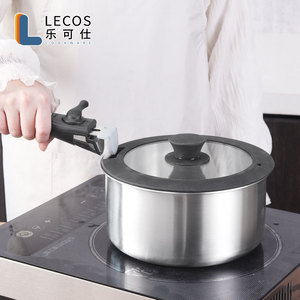 LECOS all'ingrosso OEM ultime tre volte pesante casseruola che serve cibo pentola Pfoa Free pentole pentole in acciaio inox pentole per Set da cucina - Product Image 4