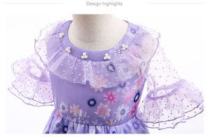 Charm Madrid-vestido de princesa para niñas, traje de encaje Floral para Halloween, Carnaval, Cosplay, novedad de <span class=keywords><strong>2022</strong></span> - Product Image 5