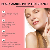 Brume parfumée à la prune ambrée 90 ml, parfum frais et confortable longue durée, le parfum en spray pour femme possède un parfum enchanteur.