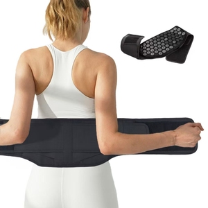 Cinturón de soporte lumbar ajustable para la parte inferior de la espalda, esterilla de acupresión para la cintura con picos de plástico, cinturón de masaje para hombres y mujeres - Product Image 1
