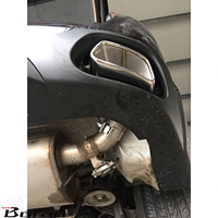 Accessoires de voiture X5 tuyau arrière en acier inoxydable de Style carré pour BMW X5 F15