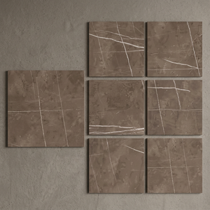 Azulejos de Porcelana Pulida Esmaltada Gris Lapis Oscuro 800x800mm, Efecto Mármol Ónix Oscuro, Cerámica para Pisos - Product Image 4