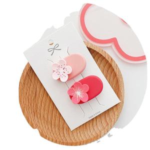 2024 Hete Verkoop Zoete Roze Bloem Haarspeld Haarspeld Touwen Ins Girly Stof Gevlochten Haar Stropdassen Scrunchies Schattige Clip Haaraccessoires - Product Image 5