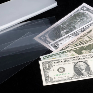 Fundas personalizables al por mayor <span class=keywords><strong>de</strong></span> papel <span class=keywords><strong>de</strong></span> polipropileno para billetes y monedas para coleccionistas, protector <span class=keywords><strong>de</strong></span> billetes y dólares - Product Image 3