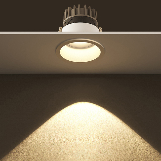 Wholesale LED Aluminum Modern Ceiling Lighting for Living Room Recessed Spot Indoor Lighting New Design Downlight