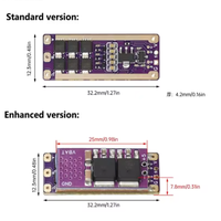 AM32 단일 유닛 ESC 32비트 2-4S 향상된 버전(5V2A BEC 지원 포함) 크롤러 FPV 드론 모델 비행기용 PWM/DSHOT 신호 지원