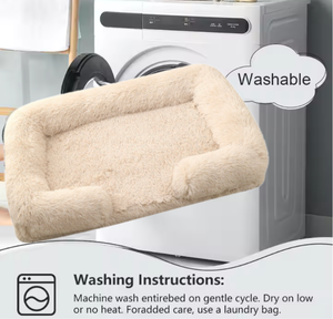 Cama de felpa suave para perros estilo Cuddler multicolor para perros interior cómodo descanso y Siesta suministros para mascotas para perros - Product Image 3