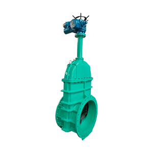 Actuator Gate With Extended Stem Cast Iron Flanged Resilient Seat Ductile Iron Body for Water Applications Z945X Valves - Product Image 4