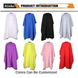 All'ingrosso regolabile Non bastone <span class=keywords><strong>parrucchiera</strong></span> da barbiere Cape grembiule per adulti uomini donne taglio capelli Anti statico Logo personalizzato - Product Image 3