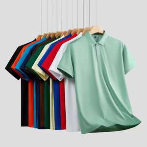 Camiseta Polo de Manga Corta para Hombre con Logotipo Bordado Personalizado, Uniforme de Empresa ODM en Tela de Punto de Poliéster y Algodón - Product Image 1