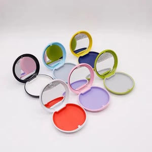 Orthodontic Multi-Purpose Oral Hygiene Products New <b>Slim</b> Thin Dental Round Aligner and Retainer Case with <b>Mirror</b> - Product Image 1