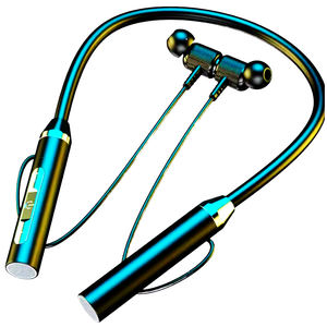 หูฟังไร้สายแบบคล้องคอ Skylight G01 พร้อมไมโครโฟน รองรับบลูทูธ 5.2 กันน้ำระดับ IPX4 ไฟ LED สำหรับออกกำลังกาย เสียงสเตอริโอ แบบแฮนด์ฟรี - Product Image 1