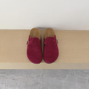 Birkenstocks – Sabots légers décontractés à bout fermé en PU, <span class=keywords><strong>semelle</strong></span> en liège rehaussée en cuir de vachette, couvrant entièrement ou partiellement, antidérapants en <span class=keywords><strong>EVA</strong></span> - Product Image 1