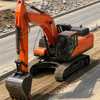 Excavatrice lourde de 22 tonnes, haute puissance moteur, pour travaux de construction, machine de terrassement hydraulique sur chenilles, prix