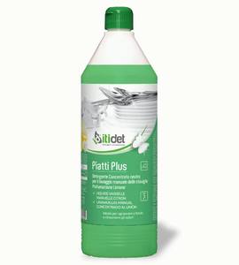 Líquido para lavar platos concentrado ecológico, Grado Profesional para restaurantes y catering, estuche de 12x1L - Product Image 1