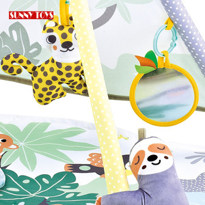Drôle d'intérieur tipi jouer activité gym tente <span class=keywords><strong>chambre</strong></span> coton doux musical bébé tente playhouse avec 20 pièces boules - Product Image 2