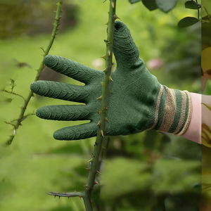 Gants de jardin tricotés respirants Gants de travail de sécurité antidérapants avec paume enduite de caoutchouc coloré pour le jardinage en plein air - Product Image 3