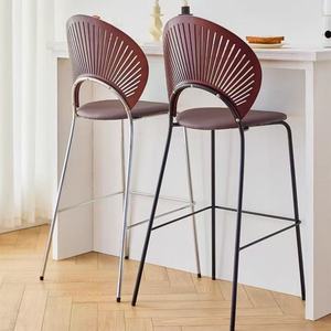 Tabouret de bar moderne, tabouret de comptoir rembourré élégant pour îlot de cuisine et intérieurs de bar - Product Image 1