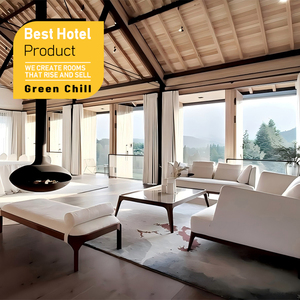 Suite de meubles de chambre d'hôtel sur mesure, design artistique moderne et créatif pour projet d'aménagement commercial hôtelier - Product Image 1
